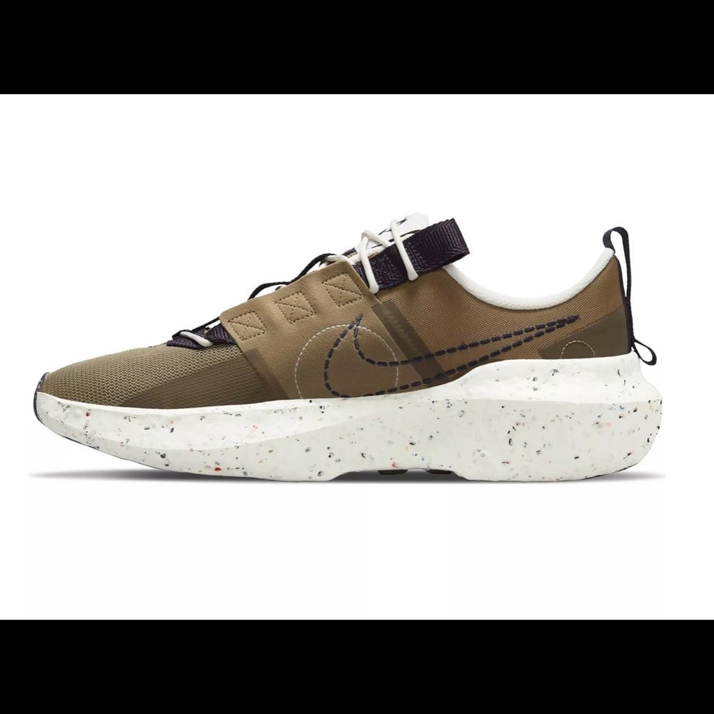 Nike Crater Impact sneakers in brown kelp/sail